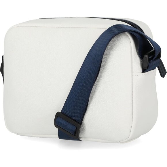 Women's Bowline White PU Leather Candid Camera Shoulder Strap Crossbody Bag - Picture 4 of 5